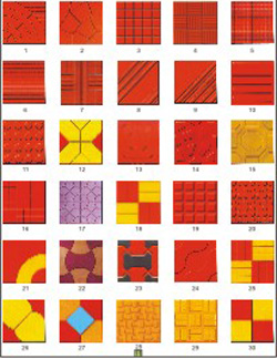 Chequered Mould